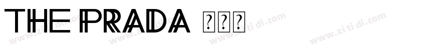 The Prada字体转换